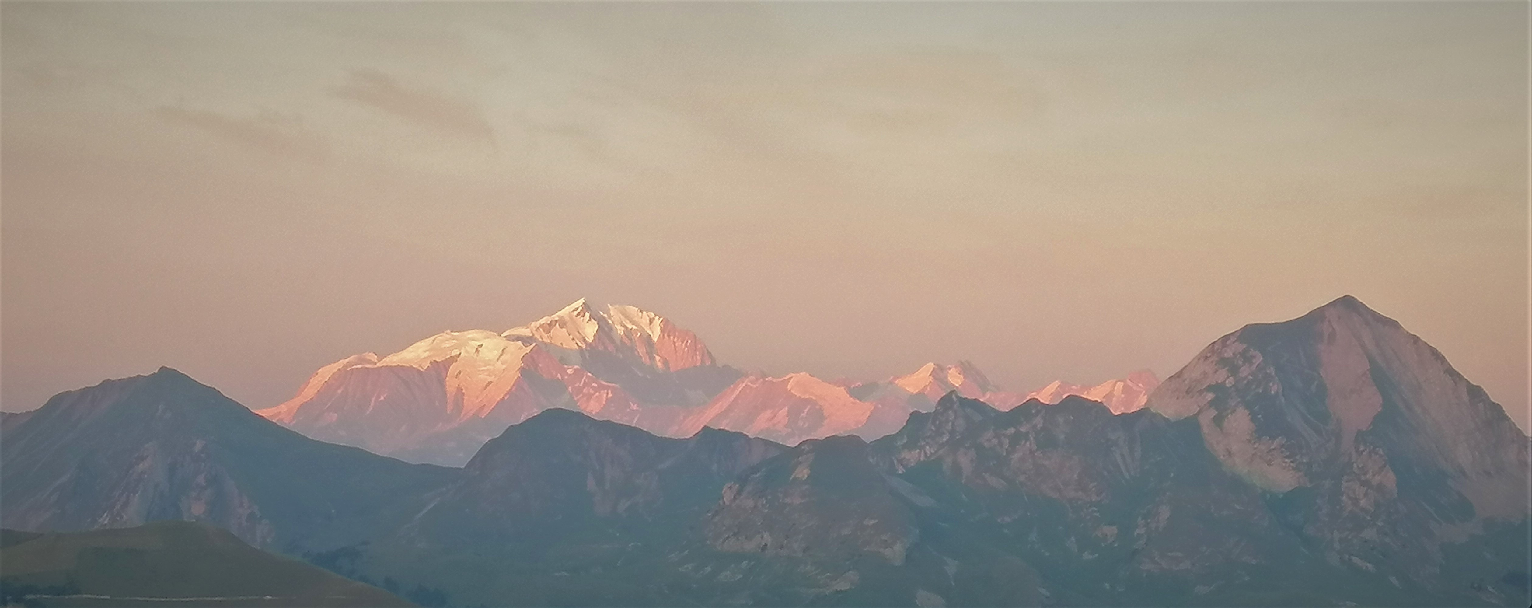 couché de soleil mt blanc couché de soleil mt blanc