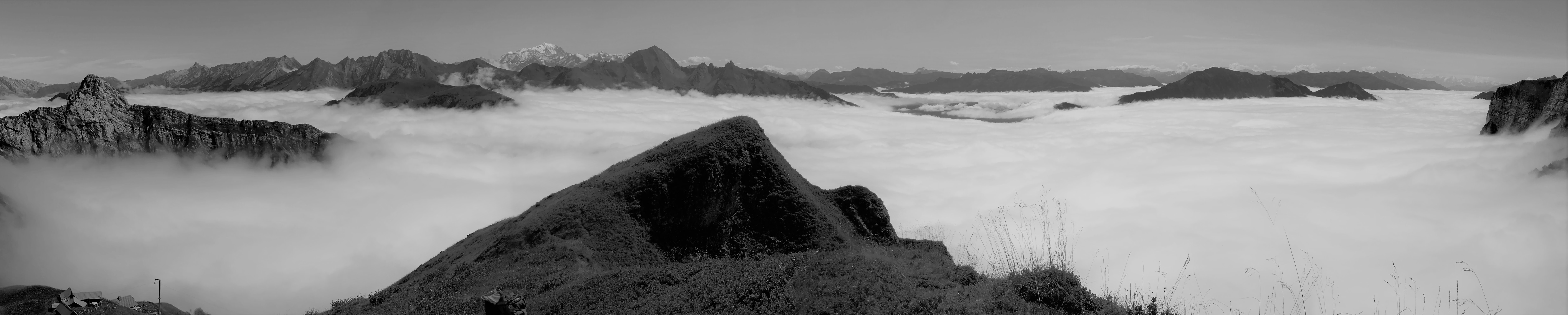 panorama mer de nuage